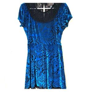 Hot Topic Blue Steampunk Dress💙🖤